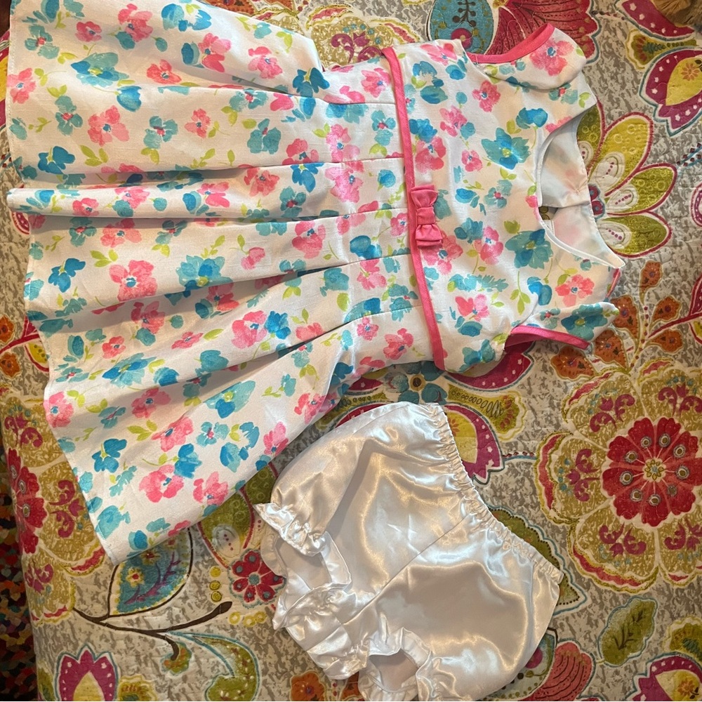 24 month baby girl Easter dress bundle